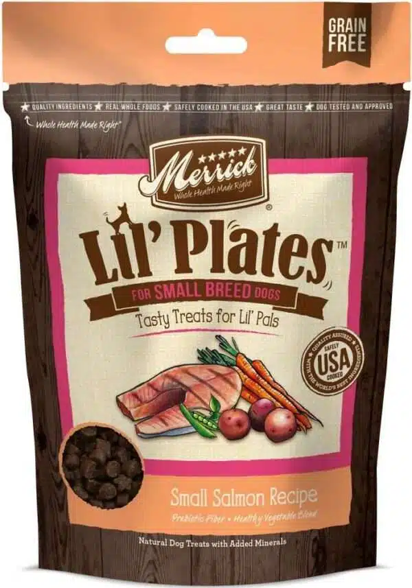 Merrick Lil' Plates Grain Free Small Salmon Dog Treats - 6 oz