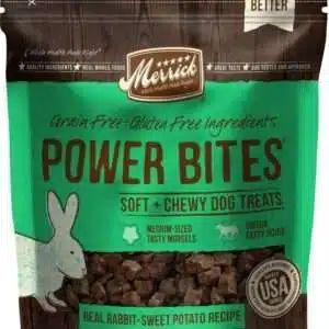 Merrick Power Bites Grain Free Rabbit Recipe Dog Treats - 6 oz
