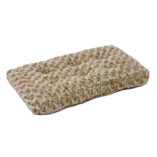 MidWest Quiet Time Deluxe Ombre Dog Bed in Taupe, Size: 46"L x 29"W | PetSmart