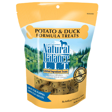 Natural Balance L.I.T. Limited Ingredient Treats Potato & Duck Dog Treats - Small Breed: 8 oz
