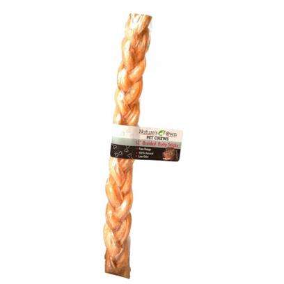 Nature's Own USA Low Odor Braided Bully Sticks 12-inch