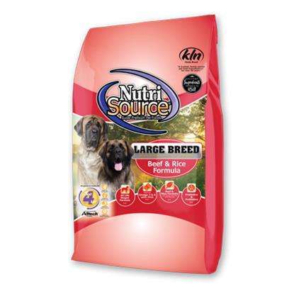 NutriSource Large Breed Beef & Rice Recipe Dry Dog Food 30-lb