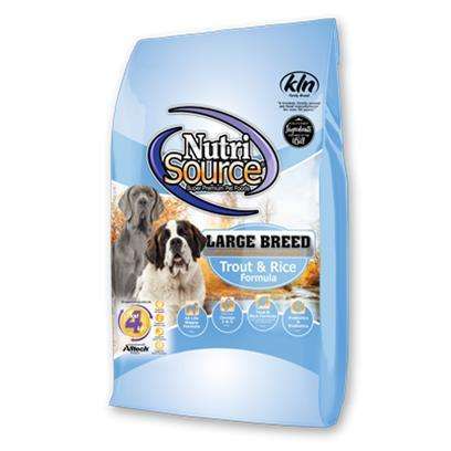 NutriSource Large Breed Trout & Rice Recipe Dry Dog Food 30-lb