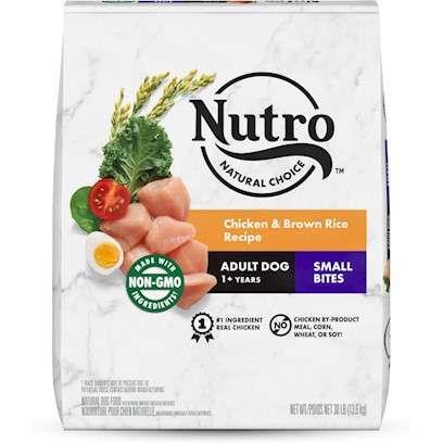 Nutro Natural Choice Adult Small Bites Chicken & Brown Rice Dry Dog Food 30-lb