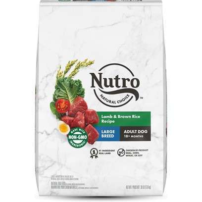 Nutro Wholesome Essentials Large Breed Adult Pasture-Fed Lamb & Rice Dry Dog Food 30-lb
