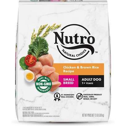 Nutro Wholesome Essentials Small Breed Adult Farm-Raised Chicken, Brown Rice & Sweet Potato Dry Dog Food 13-lb