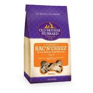 Old Mother Hubbard Crunchy Classic Natural BacNCheez Biscuits Dog Treats Large Biscuits: 53-oz