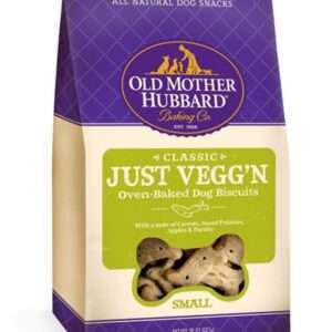 Old Mother Hubbard Crunchy Classic Natural Just Veg'N Biscuits Dog Treats - Small: 3.3 lb Bag