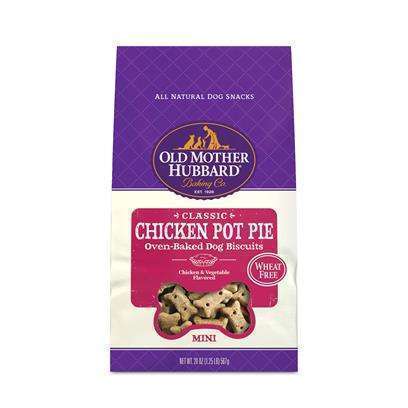 Old Mother Hubbard Mini Classic Chicken Pot Pie Biscuits Baked Dog Treats 20-oz bag