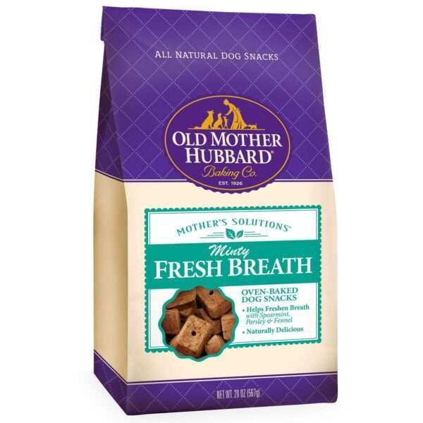 Old Mother Hubbard Mother's Solution Minty Fresh Breath Dog Treats | 20 oz