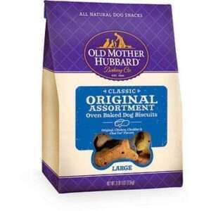 Old Mother Hubbard Mothers Solutions Crunchy Natural Original Assortment Large Biscuits Dog Treats 3.3-lb