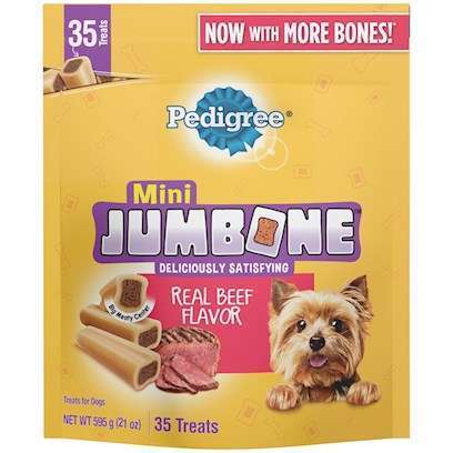 Pedigree Mini Jumbone Dog Treats 21-oz, 35 Count