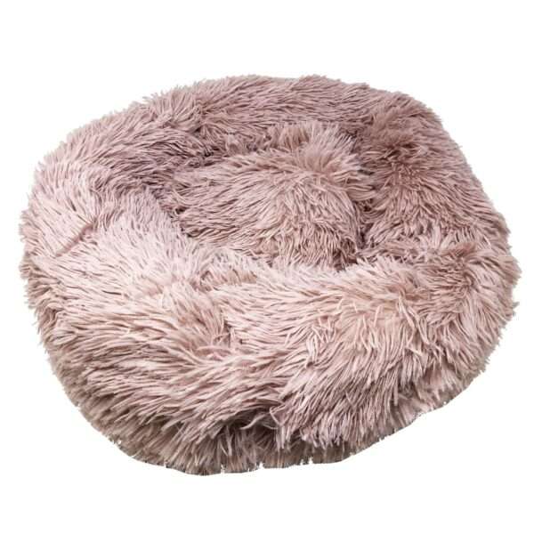 Pet Life Nestler High-Grade Plush and Soft Rounded Dog Bed in Pink, Size: 19.68"L x 19.68"W x 6.69"H | Polyester | PetSmart