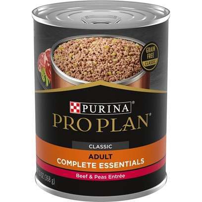 Purina Pro Plan Savor Grain Free Classic Adult Beef & Peas Entree Canned Dog Food 13-oz, case of 12