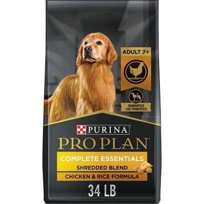 Purina Pro Plan Shredded Blend Chicken & Rice Formula With Probiotics Senior Dry Dog Food 6-lb