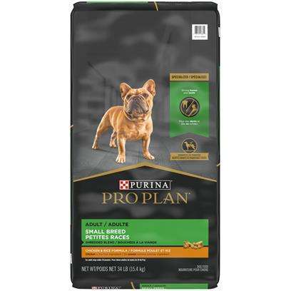 Purina Pro Plan Shredded Blend Chicken & Rice Formula With Probiotics Weight Control Small Breed Dry Dog Food 34-lb