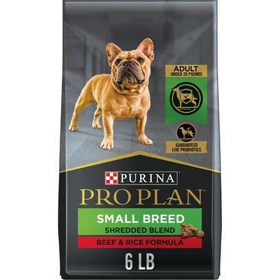 Purina Pro Plan Specialized Shredded Blend Beef & Rice Formula High Protein Small Breed Dry Dog Food 18-lb