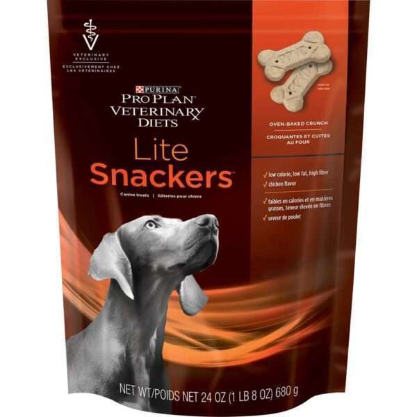 Purina Pro Plan Veterinary Diets Lite Snackers Dog Treats - 24 oz, 12-pack