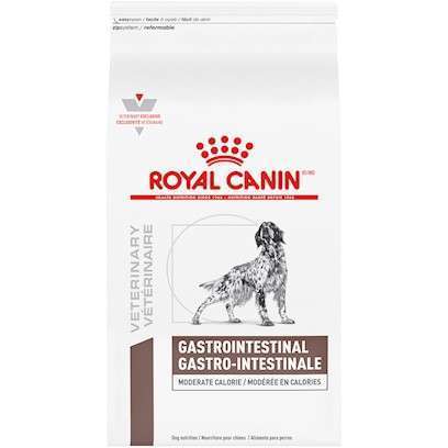 Royal Canin Veterinary Diet Canine Gastrointestinal Moderate Calorie Dry Dog Food 22 lb Bag