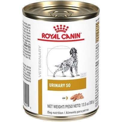 Royal Canin Veterinary Diet Canine Urinary So In Gel Canned Dog Food 24/13.5 oz. Cans