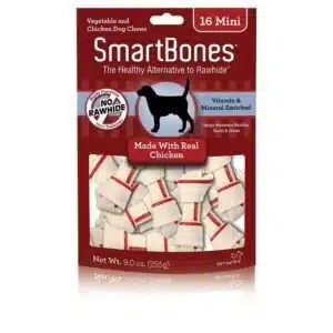 SmartBones Rawhide-Free Chicken Dog Treats - 9 oz, Mini 16-Pack