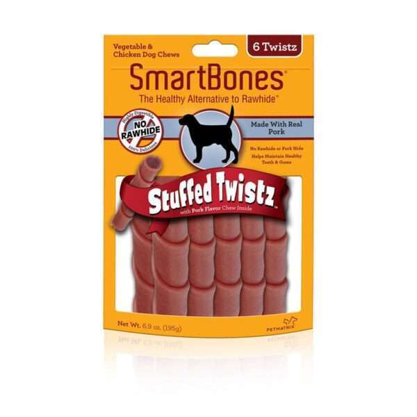 Smartbones Stuffed Twistz Pork Chews | 6.9 oz