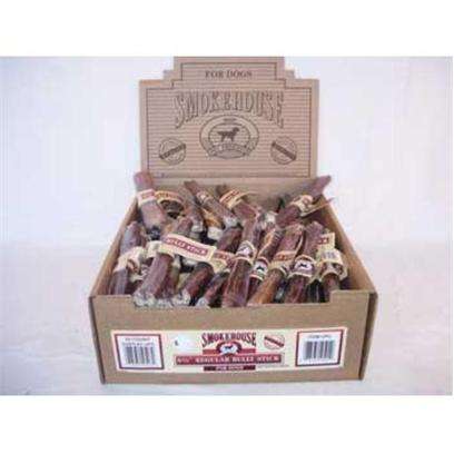 Smokehouse Bully Sticks Dog Treats 6.5'/ Shelf Display Box 60Ct Sm 6.5' Bully Stix 60Ct Dsp Bx