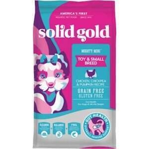 Solid Gold Grain Free Mighty Mini with Chicken Dry Dog Food 11-lb