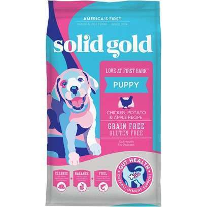 Solid Gold Love at First Bark Grain Free Puppy Recipe with Chicken, Potato & Apples Dry Dog Food 24-lb