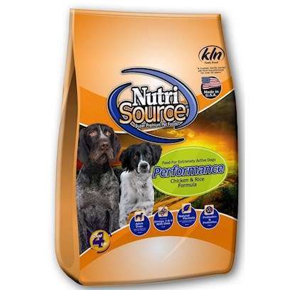 Tuffies Pet Nutrisource Performance 30/20 Dry Dog Food 40 Lb bag