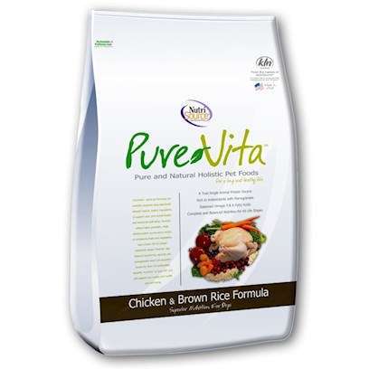 Tuffies Pet Pure Vita Chicken/Brown Rice Dry Dog Food 15 Lb bag