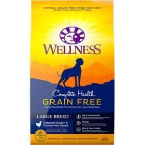 Wellness Complete Health Grain Free Large Breed Deboned Chicken and Chicken Meal Recipe Dry Dog Food 24-lb
