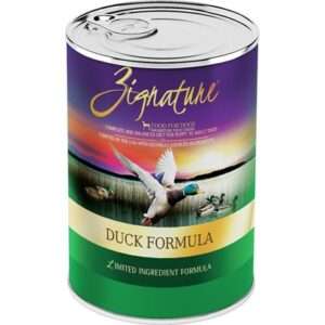 Zignature Limited Ingredient Diet Grain Free Duck Recipe Canned Dog Food 13-oz, case of 12