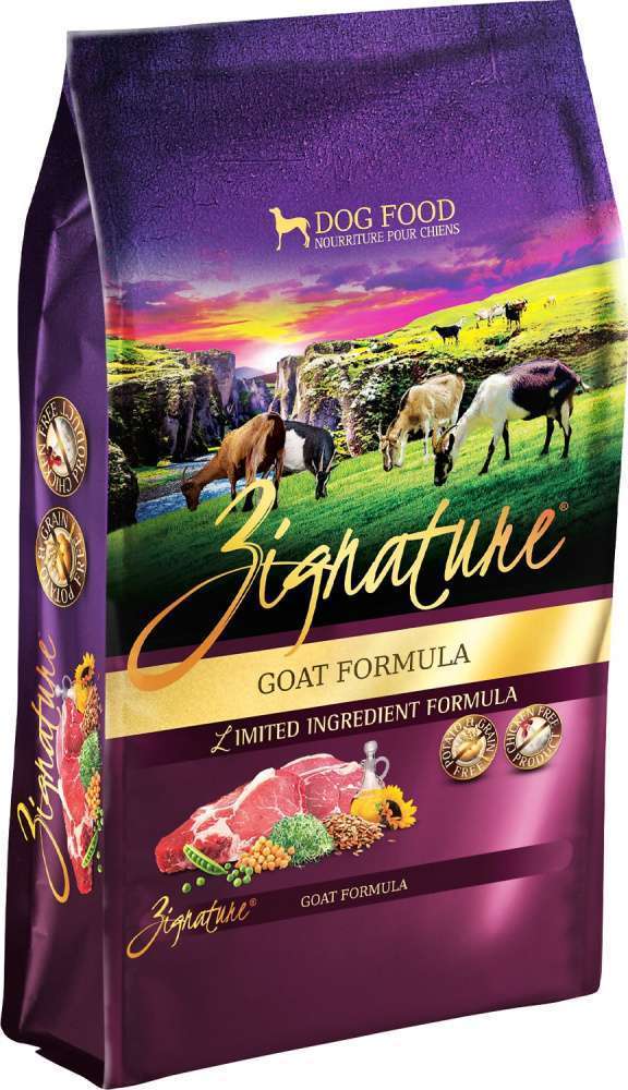 Zignature Limited Ingredient Diet Grain Free Goat Recipe Dry Dog Food - 25 lb Bag