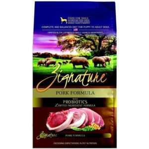 Zignature Limited Ingredient Formula Grain Free Pork Dry Dog Food 12.5 lb bag