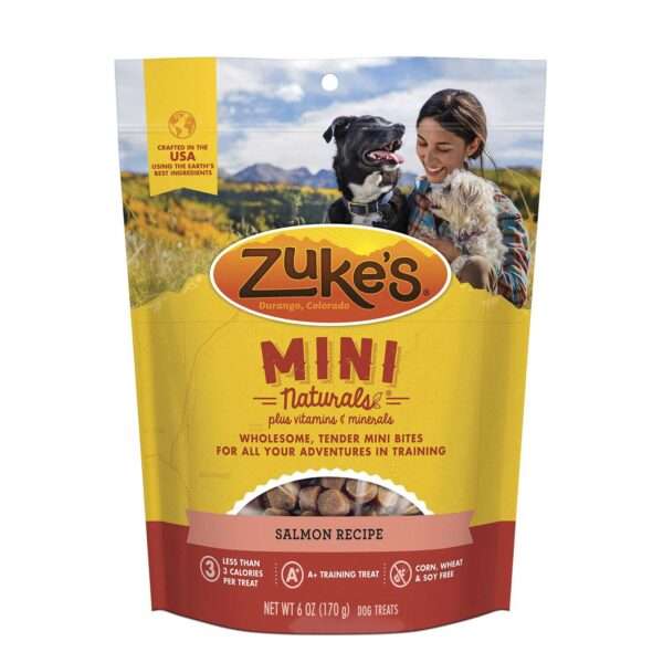 Zuke's Mini Naturals Salmon Recipe Dog Treats | 6 oz