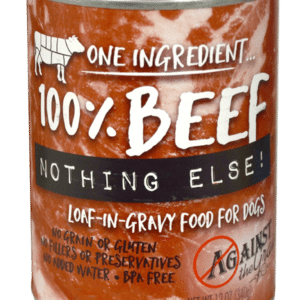 Against the Grain Nothing Else Grain Free One Ingredient 100% Beef Canned Dog Food - 11 oz, case of 12
