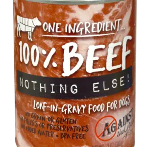 Against the Grain Nothing Else Grain Free One Ingredient 100% Beef Canned Dog Food - 11 oz, case of 12