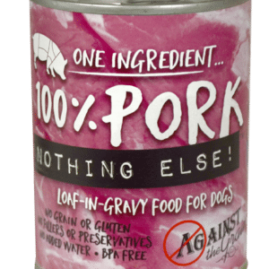 Against the Grain Nothing Else Grain Free One Ingredient 100% Pork Canned Dog Food - 11 oz, case of 12