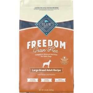 Blue Buffalo Freedom Grain Free Chicken Recipe Large Breed Adult Dry Dog Food 24-lb