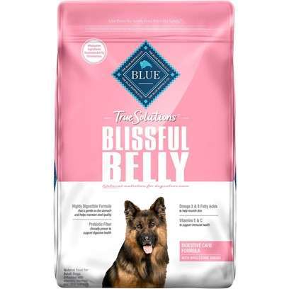 Blue Buffalo True Solutions Blissful Belly Natural Digestive Care Chicken Recipe Adult Dry Dog Food 24-lb