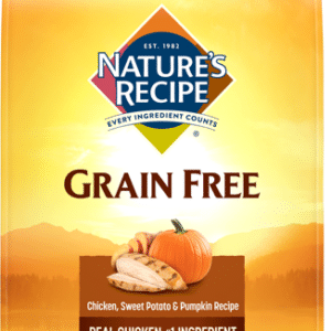 Nature's Recipe Grain Free Chicken, Sweet Potato & Pumpkin Dry Dog Food - 24 lb Bag