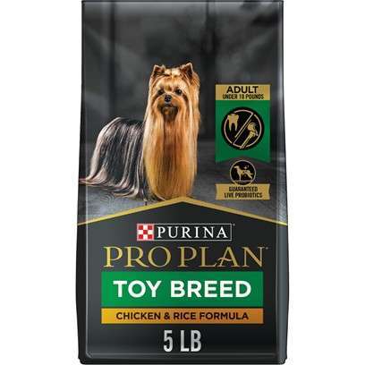 Purina Pro Plan Chicken & Rice Formula Toy Breed Dry Dog Food 5-lb