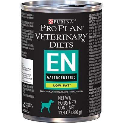 Purina Pro Plan Veterinary Diets EN Gastroenteric Low Fat Canine Formula Wet Dog Food (12) 13.4 oz. Can