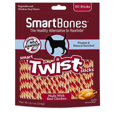 SmartBones Twists Chicken Dog Treat 9.7-oz