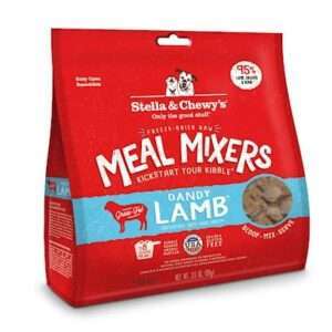Stella & Chewy's Freeze Dried Raw Dandy Lamb Meal Mixers Grain Free Dog Food Topper 18-oz