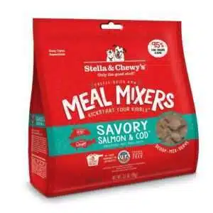 Stella & Chewy's Freeze Dried Raw Savory Salmon & Cod Meal Mixers Grain Free Dog Food Topper - 8 oz