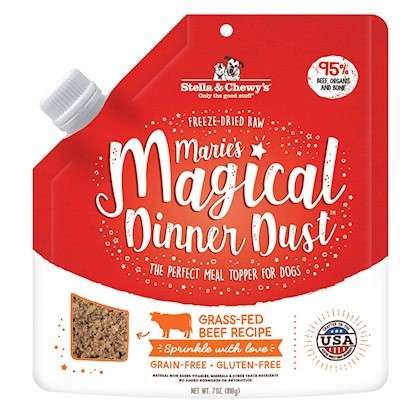 Stella & Chewy's Marie's Magical Dinner Dust Freeze-Dried Grass Fed Beef Recipe Dog Food Topper 7-oz