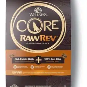 Wellness CORE RawRev Natural Grain Free Original Turkey & Chicken with Freeze Dried Turkey Dry Dog Food - 20 lb Bag