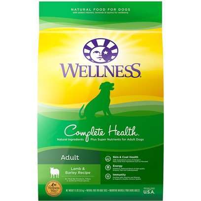 Wellness Complete Health Natural Lamb & Barley Recipe Dry Dog Food 30 Lb bag